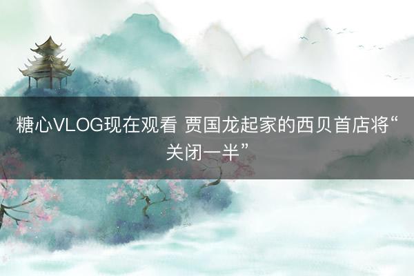 糖心VLOG现在观看 贾国龙起家的西贝首店将“关闭一半”