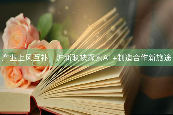 产业上风互补，沪新联袂探索AI +制造合作新旅途